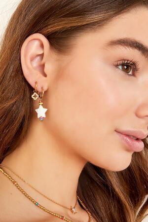 Beads & Stars earrings - #summergirls collection Gold Sea Shells h5 Picture3
